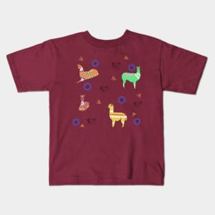 Llamas party Kids T-Shirt